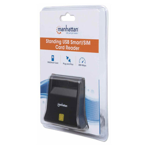 Manhattan Lector de Firma Digital USB Smart/SIM 2.0