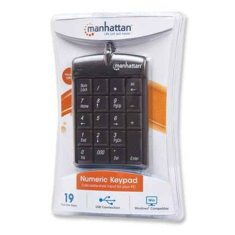 Manhattan Teclado Alámbrico Numérico USB