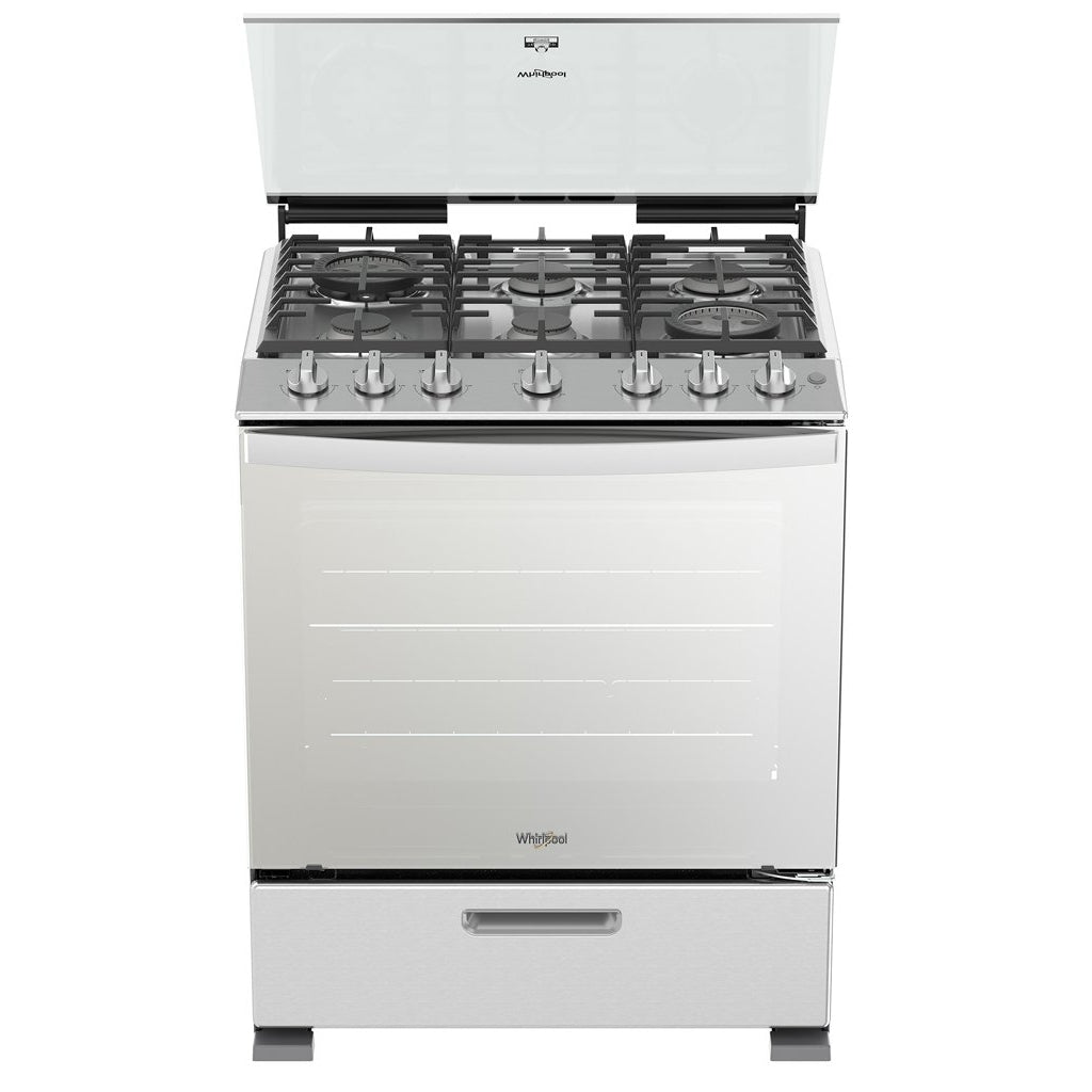 Whirlpool Cocina de Gas 30" Acero (LWFR7200S)