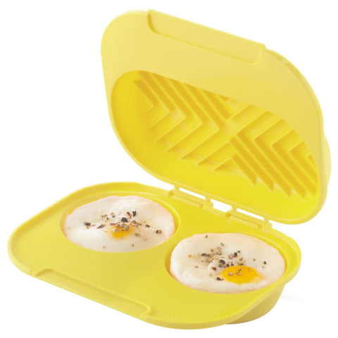 Microondas Fácil Huevo Poacher Para 4 Horno Hervidor Cocina Vaporizador  Maker