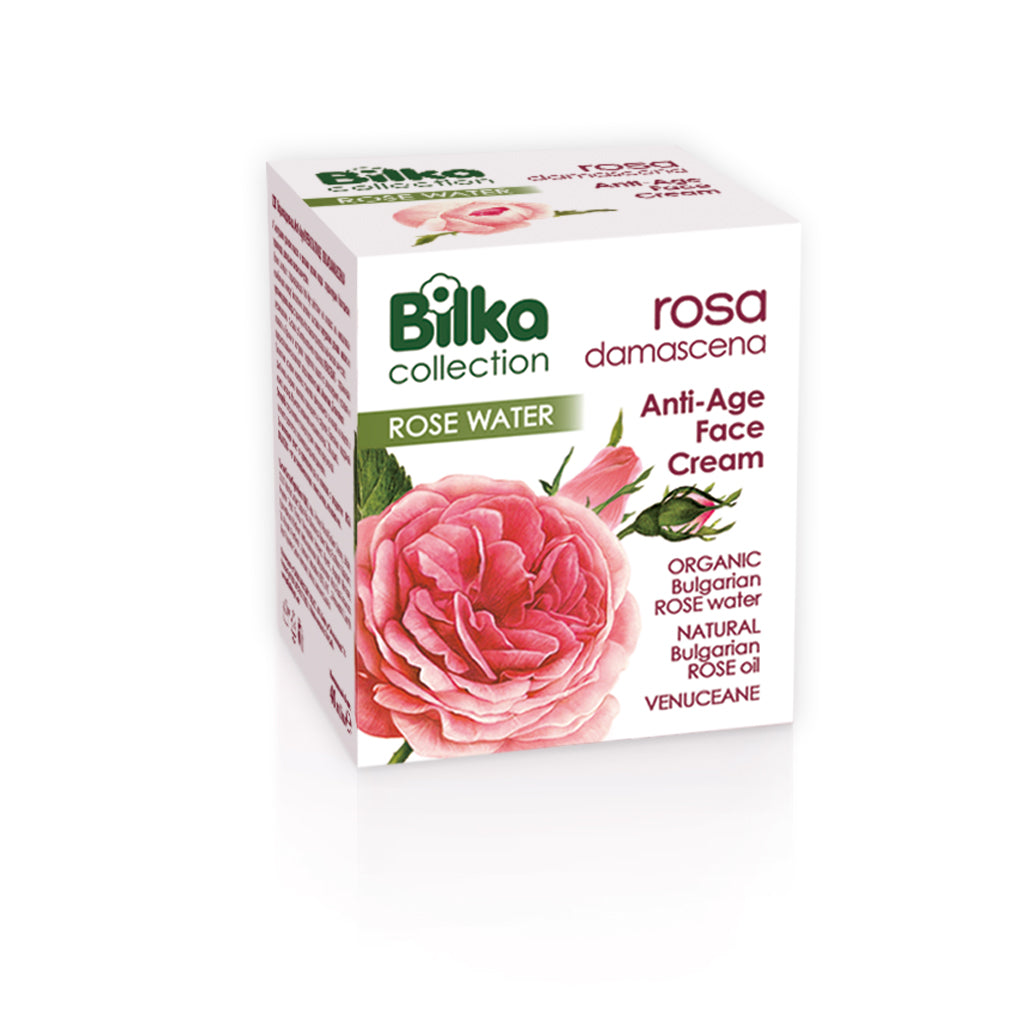 Bilka Crema Facial con Rosa Damascena, 40 ml