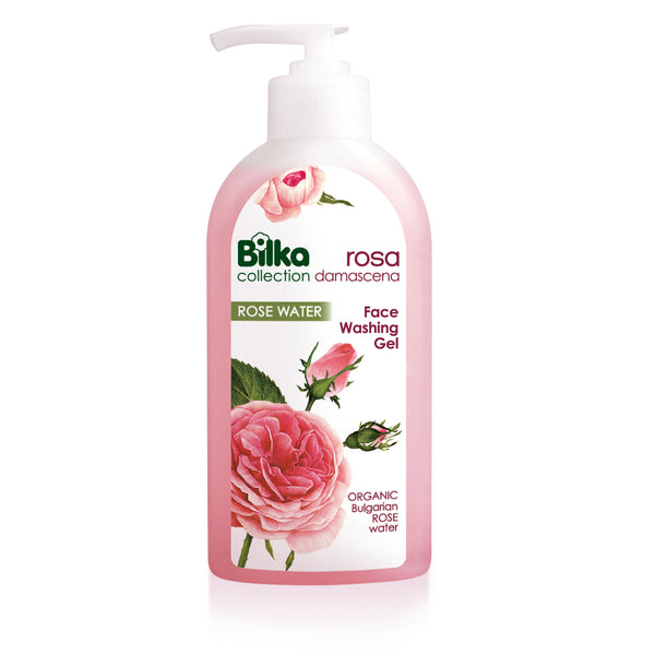 Bilka Jabón Facial en Gel con Rosa Damascena, 200 ml