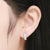 CR Charms Aretes Argollas Brillantes