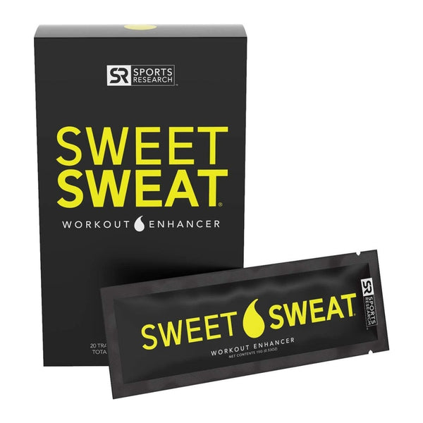 Sports Research Gel Sweet Sweat Potenciador de Entrenamiento, 20 Paquetes