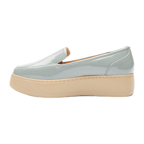 VSingular Zapatos Top Siders Charol Menta, para Mujer