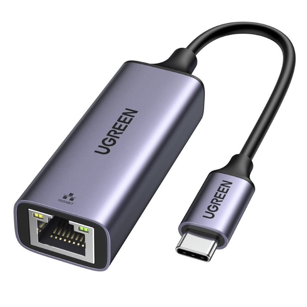 Ugreen Adaptador USB Tipo C a Ethernet Gigabit RJ45 (50737)