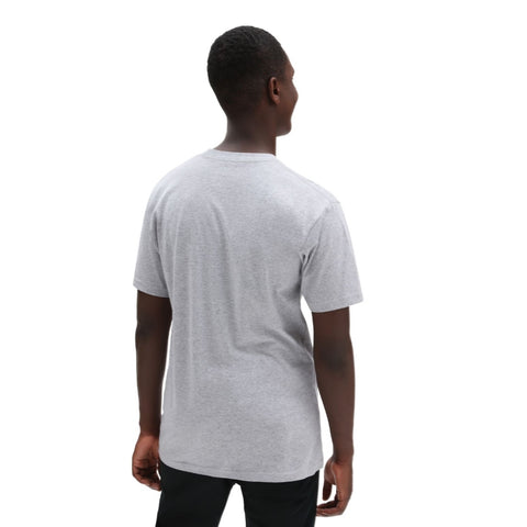 Vans Camiseta Left Chest Logo Gris, para Hombre