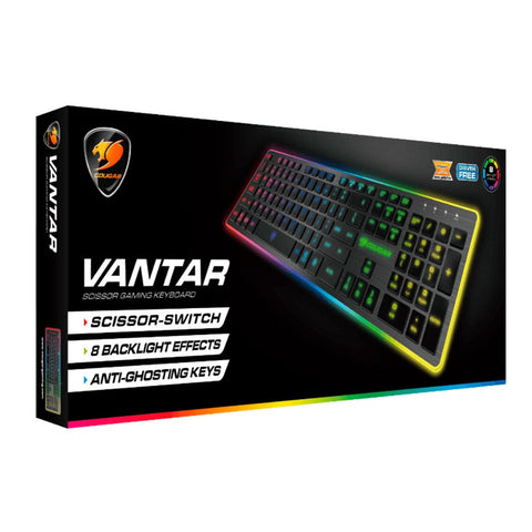 Cougar Teclado Alámbrico Gaming RGB Vantar, Español