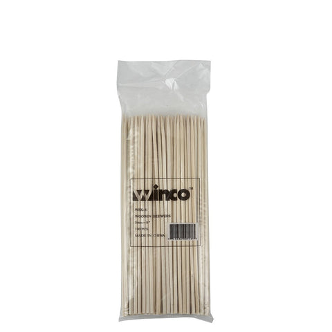 Winco Pinchos Bambú (paquete 100u) Biodegradable, Uso Profesional