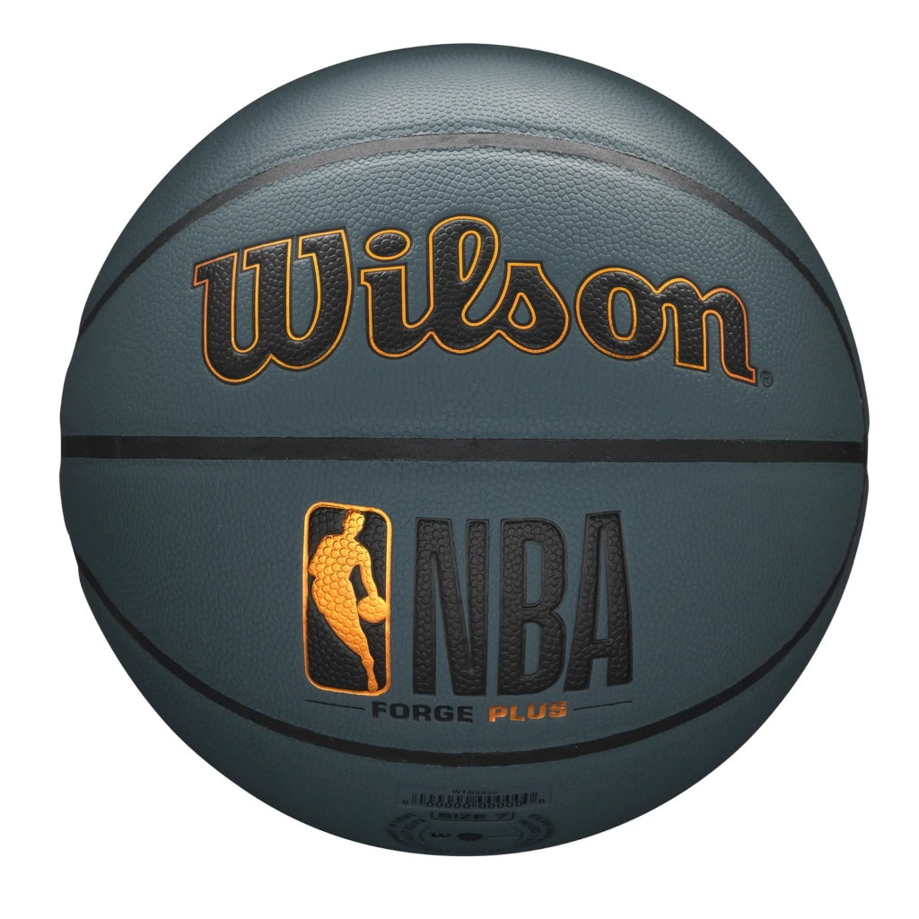 Wilson Balón de Basket NBA Forge Plus Dark Grey, N°7