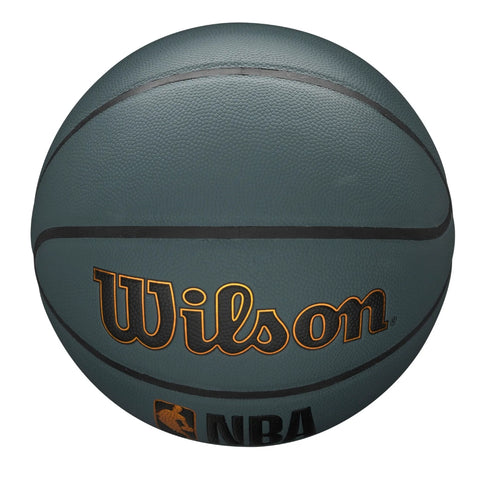 Wilson Balón de Basket NBA Forge Plus Dark Grey, N°7