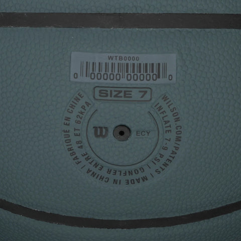 Wilson Balón de Basket NBA Forge Plus Dark Grey, N°7