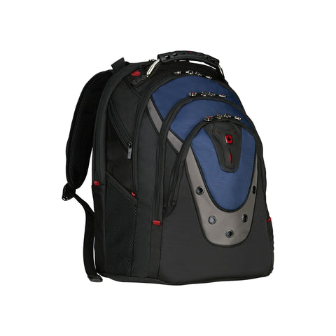 Wenger Mochila Ibex para Laptop 17'', Negro con Azul