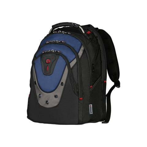 Wenger Mochila Ibex para Laptop 17'', Negro con Azul