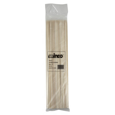 Winco Pinchos Bambú (paquete 100u) Biodegradable, Uso Profesional