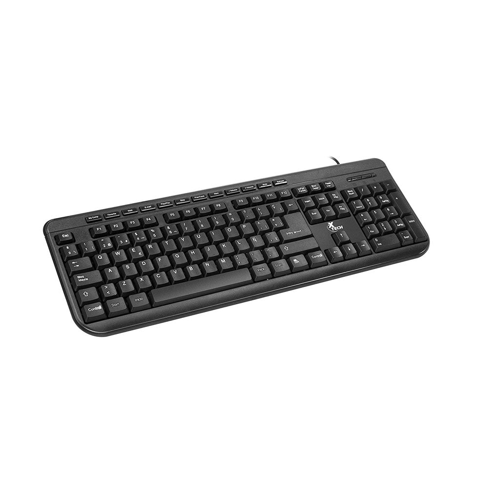 Xtech Teclado Alámbrico Español USB, XTK-130