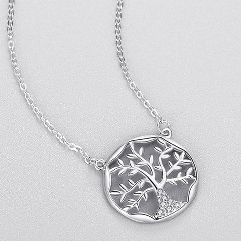 CR Charms Collar Árbol de La Familia