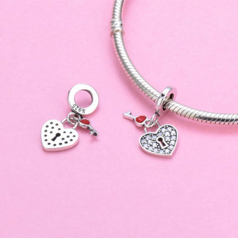 CR Charms Charm Llave de Mi Corazón