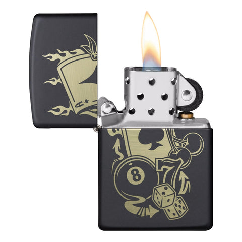 Zippo Encendedor Juegos de Mesa, Black