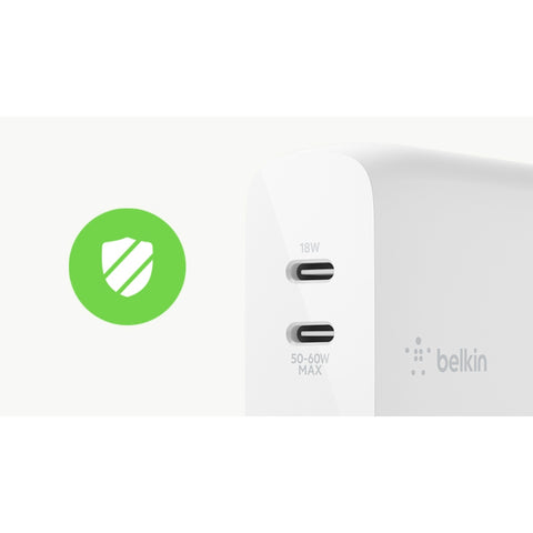 Belkin Cargador de Pared Dual USB-C / USB-A