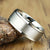 CR Charms Anillo Spinner, Acero