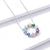 CR Charms Collar Gemas Multicolor