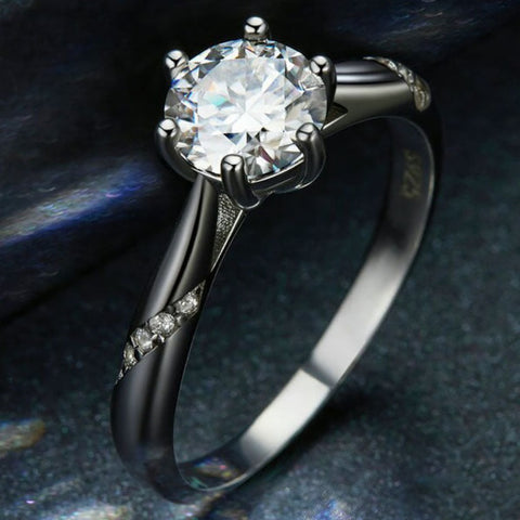 CR Charms Anillo de Compromiso Amor Deslumbrante