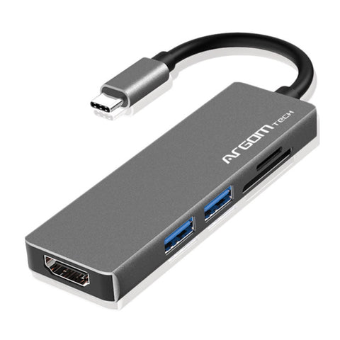 Argom Adaptador Tipo C 5 en 1 USB 3.0