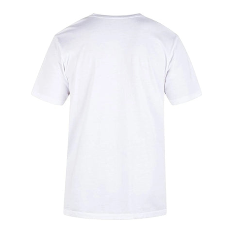 ▷ Hurley Camiseta Manga Corta Crossover Blanco, para Hombre ©