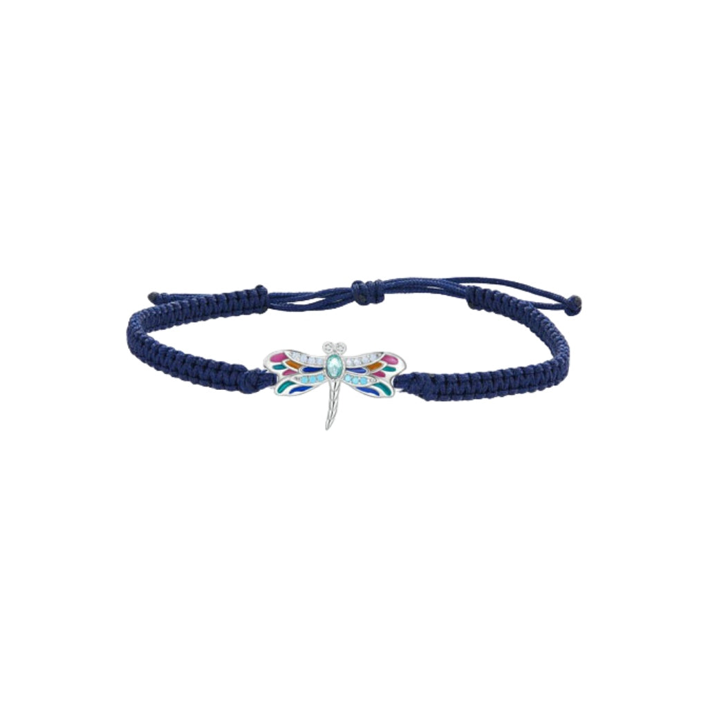 CR Charms Pulsera Hilo Libélula Multicolor