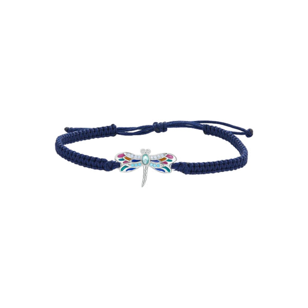 CR Charms Pulsera Hilo Libélula Multicolor