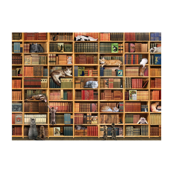 Cobble Hill Rompecabezas The Cat Library 1000 Piezas (80216)