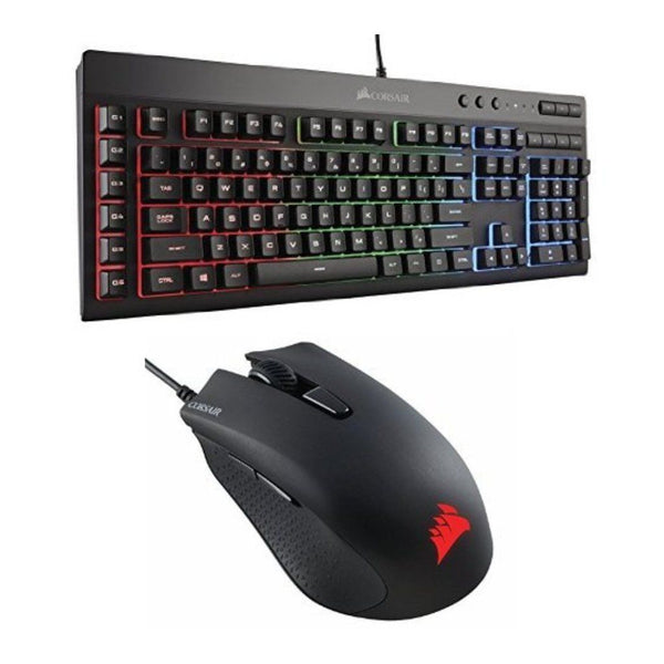 Corsair Kit Teclado y Mouse para Gaming USB K55 + Harpoon