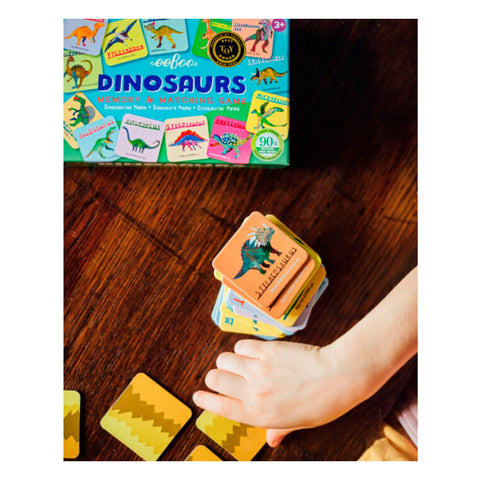 Eeboo Juego de Memoria y Combinación de Dinosaurios (LGDNO)