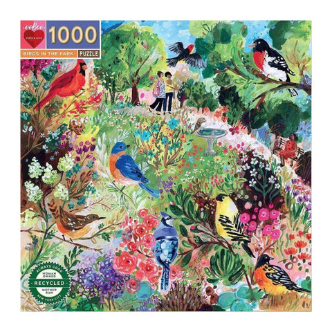 Eeboo Rompecabezas Birds in The Park 1000 Piezas (PZTBPK)