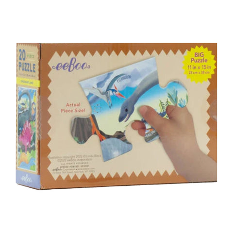 Eeboo Rompecabezas Dinosaur Land 20 Piezas (PZD20)