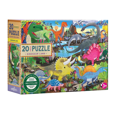 Eeboo Rompecabezas Dinosaur Land 20 Piezas (PZD20)