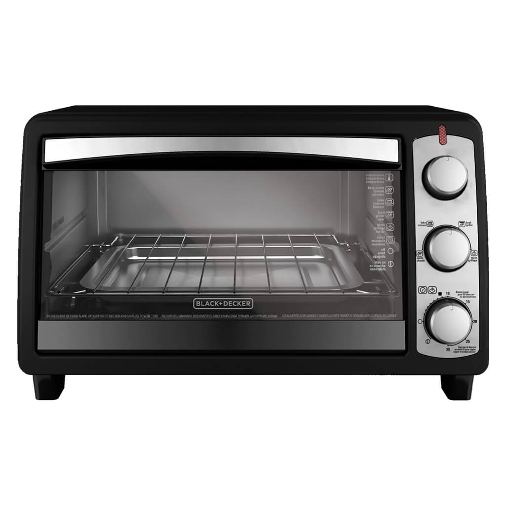 Black & Decker Horno Tostador 6 Rebanadas, TO1940BD