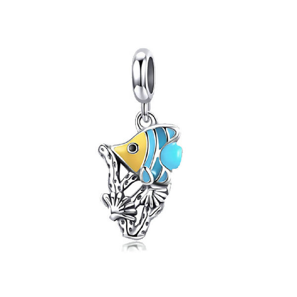 CR Charms Charm Colgante Pecesito de colores