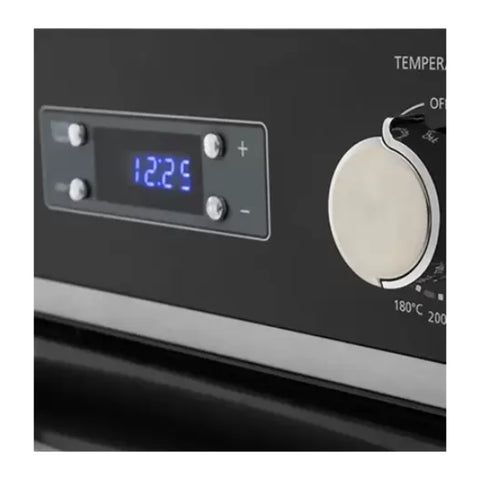 IO Mabe Horno Eléctrico Vidrio Gris Vulcano 66L Acero Inoxidable (IO6032HEWD0)