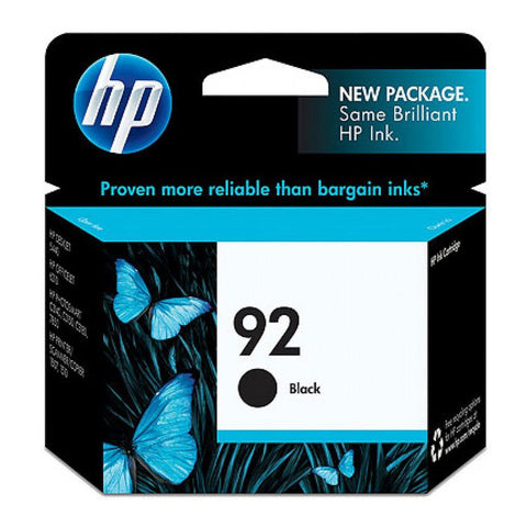 HP Cartucho de Tinta Original Negro 92 (C9362WL)