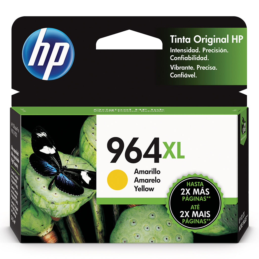 HP Cartucho de Tinta Original Amarillo 964XL (3JA56AL)