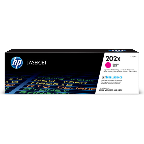 HP Tóner Magenta 202X (CF503X) 2,500 Páginas