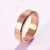 CR Charms Anillo Liso Oro Rosa, Acero