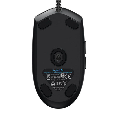 Logitech Mouse Alámbrico Gaming Programable Prodigy, G203