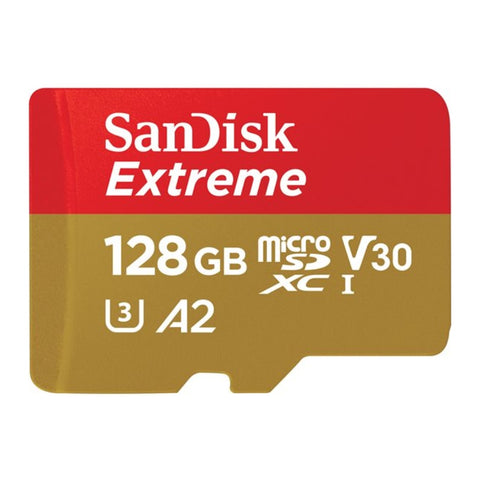 SanDisk Tarjeta de Memoria 128GB con Adaptador MicroSDXC a SD, SDSQXAA-128G-GN6AA