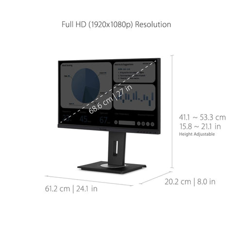 ViewSonic Monitor 27" Gaming LED, VG2748