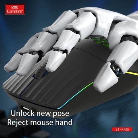 Earldom Mouse Inalámbrico Gaming KM6, ET-KM6