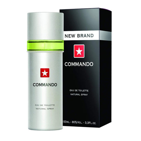 New Brand Perfume Commando para Hombre, 100 Ml