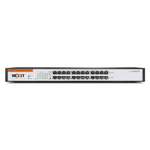 Nexxt Solutions Infrastructure Switch Gigabit para Rack de 24 Puertos, Axis 2400R